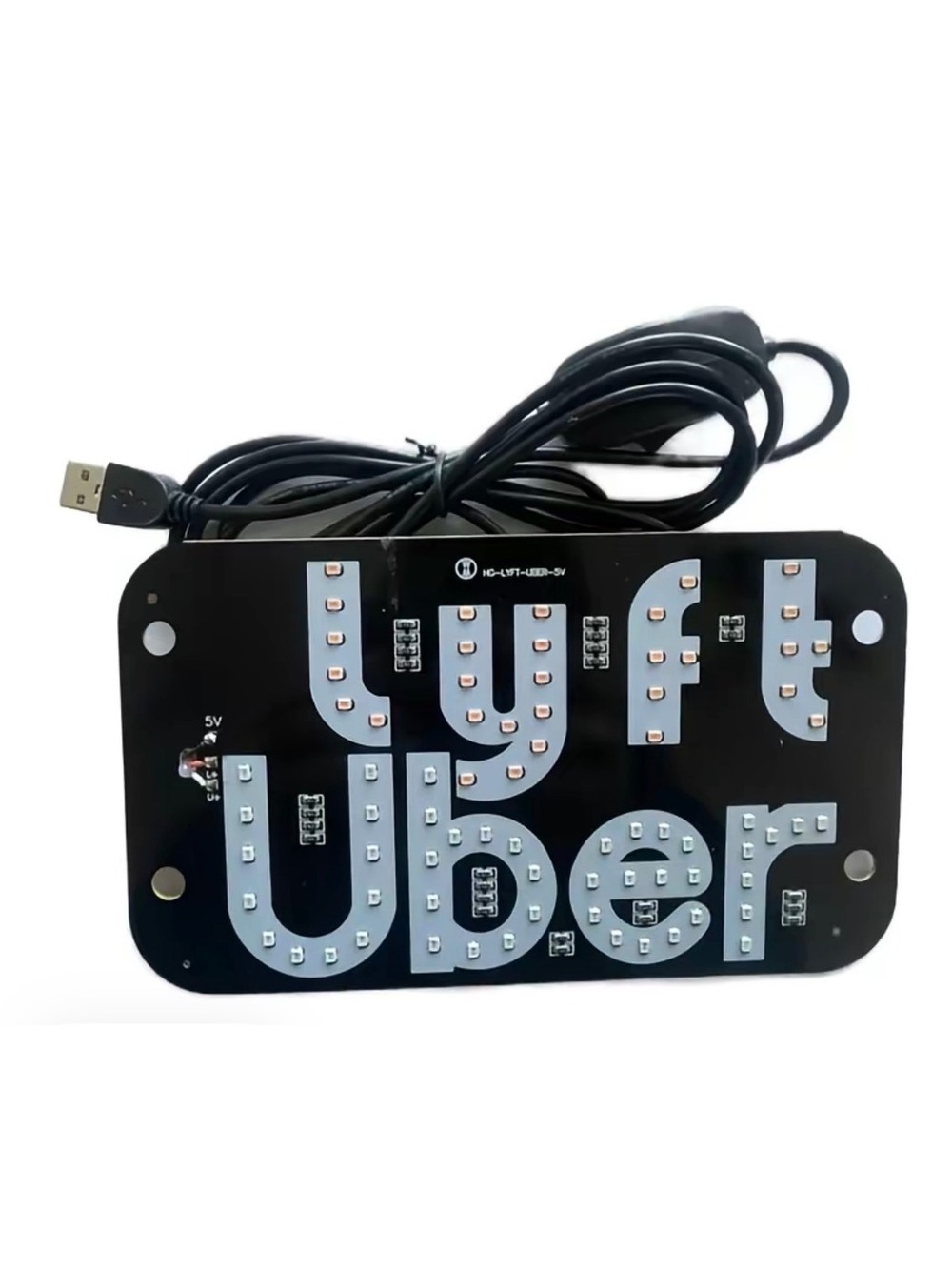 LED Light Panel for Lyft and Uber Sign with USB Cable
